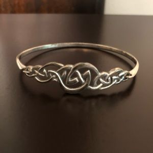 Celtic design sterling silver bracelet